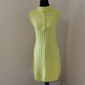 70's ladies of swing knit dress sz. M/L